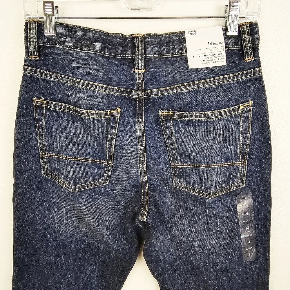 Gap Kids 1969 Straight Jeans NWT 14 Regular